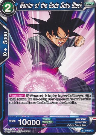 Warrior of the Gods Goku Black (BT2-055) [Union Force] | Odin's Place