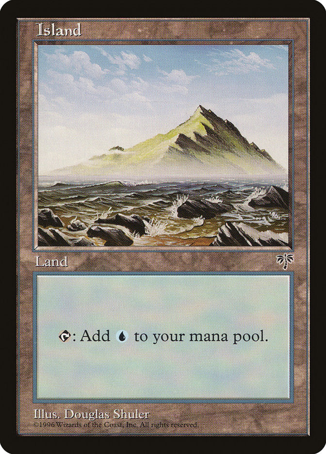 Island (No Tree / Blue Sky / Peak on Right) [Mirage] | Odin's Place