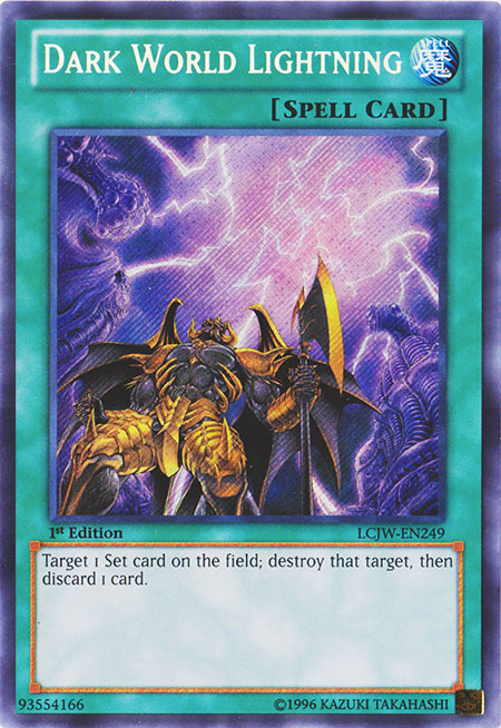 Dark World Lightning [LCJW-EN249] Secret Rare | Odin's Place