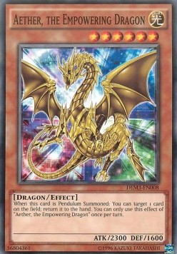 Aether, the Empowering Dragon [DEM3-EN008] Common | Odin's Place