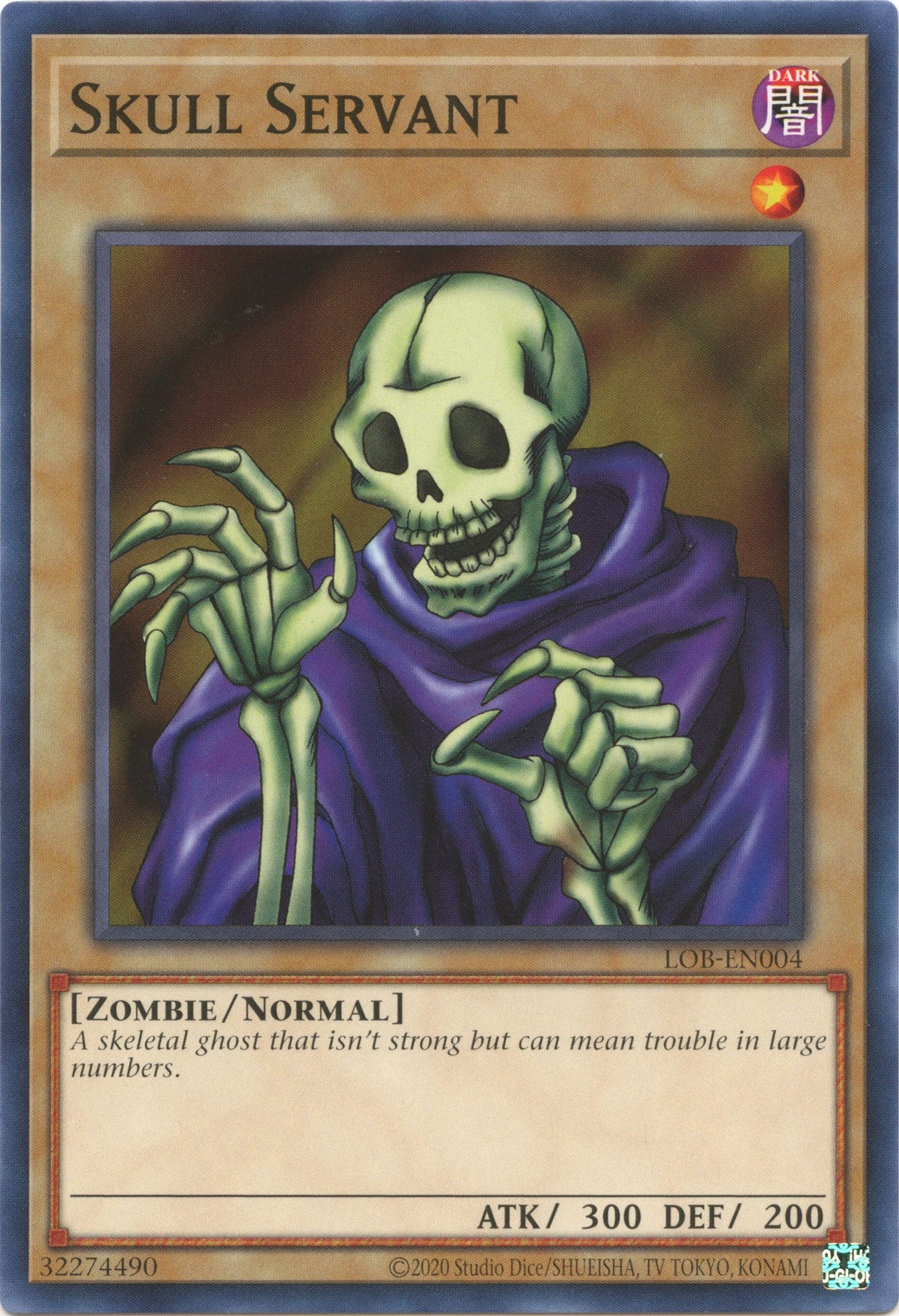Skull Servant (25th Anniversary) [LOB-EN004] Common | Odin's Place