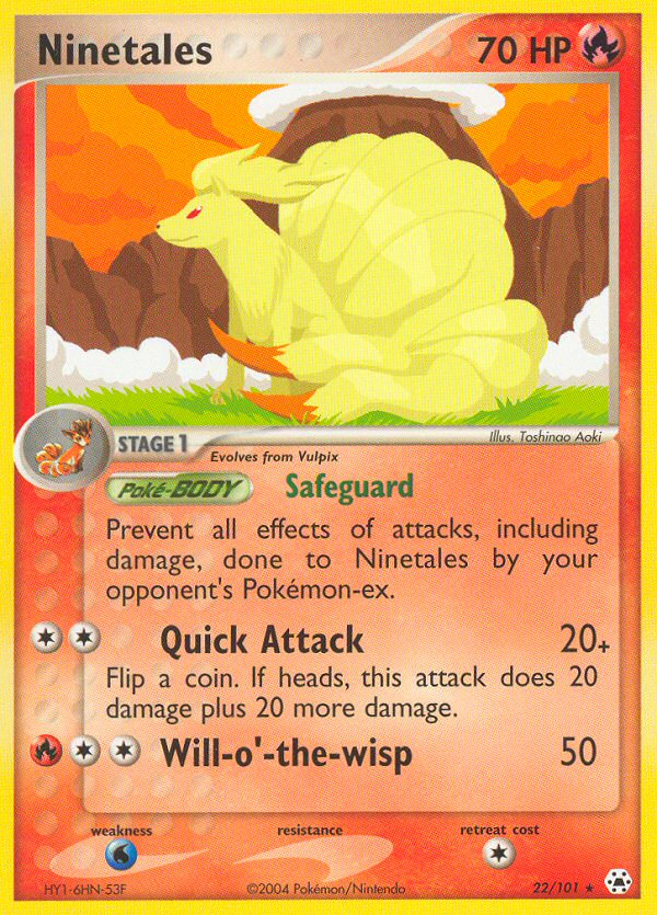 Ninetales (22/101) [EX: Hidden Legends] | Odin's Place