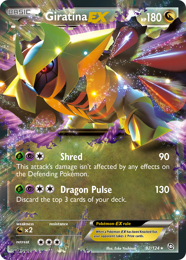 Giratina EX (92/124) [Black & White: Dragons Exalted] | Odin's Place