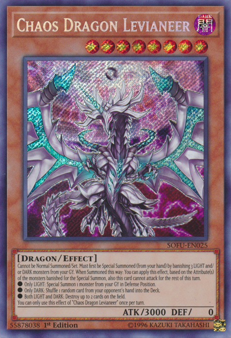 Chaos Dragon Levianeer [SOFU-EN025] Secret Rare | Odin's Place