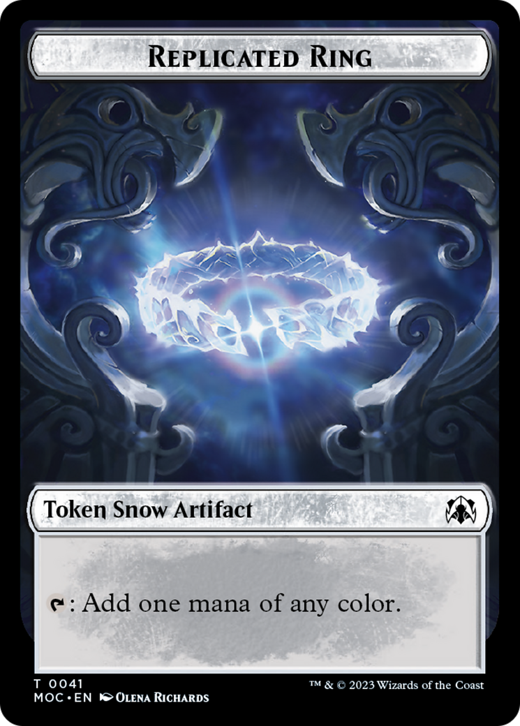 Food // Replicated Ring Double-Sided Token [March of the Machine Commander Tokens] | Odin's Place