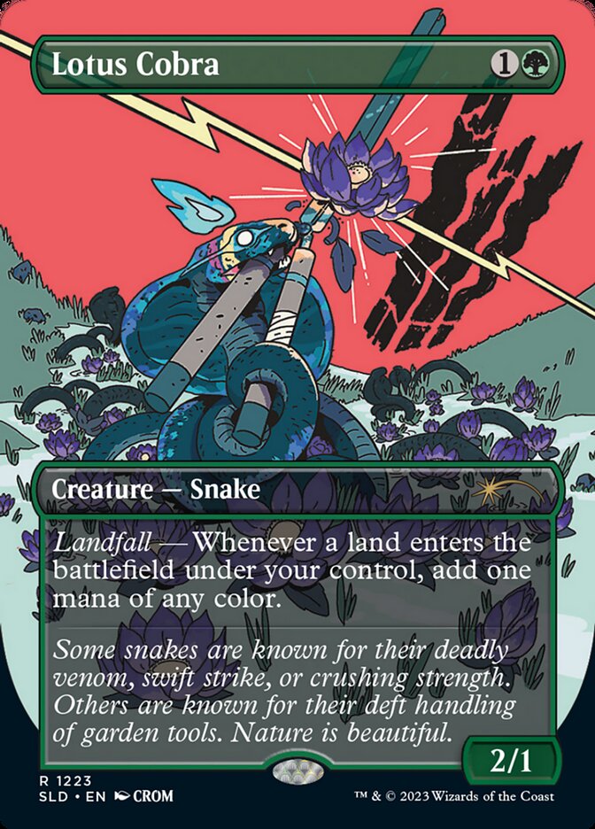 Lotus Cobra (Borderless) [Secret Lair Drop Series] | Odin's Place