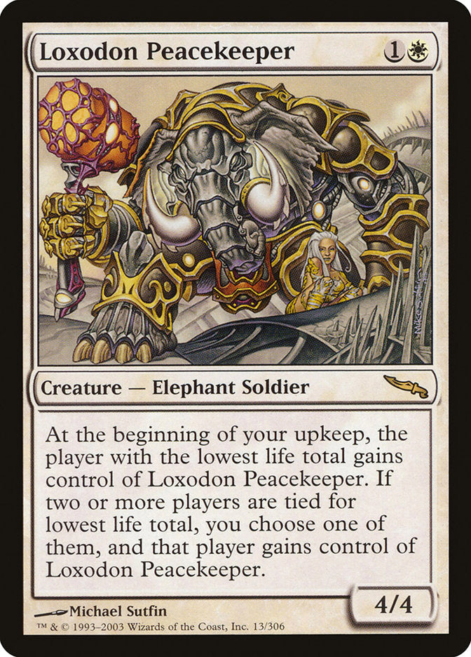 Loxodon Peacekeeper (13) [Mirrodin] | Odin's Place