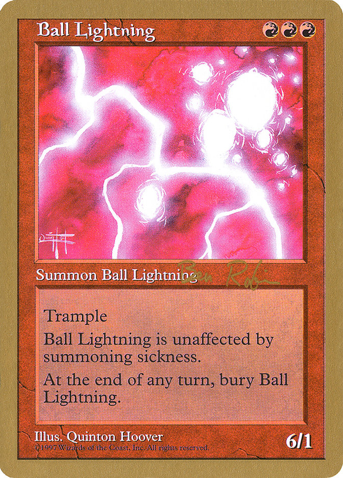 Ball Lightning (Ben Rubin) [World Championship Decks 1998] | Odin's Place