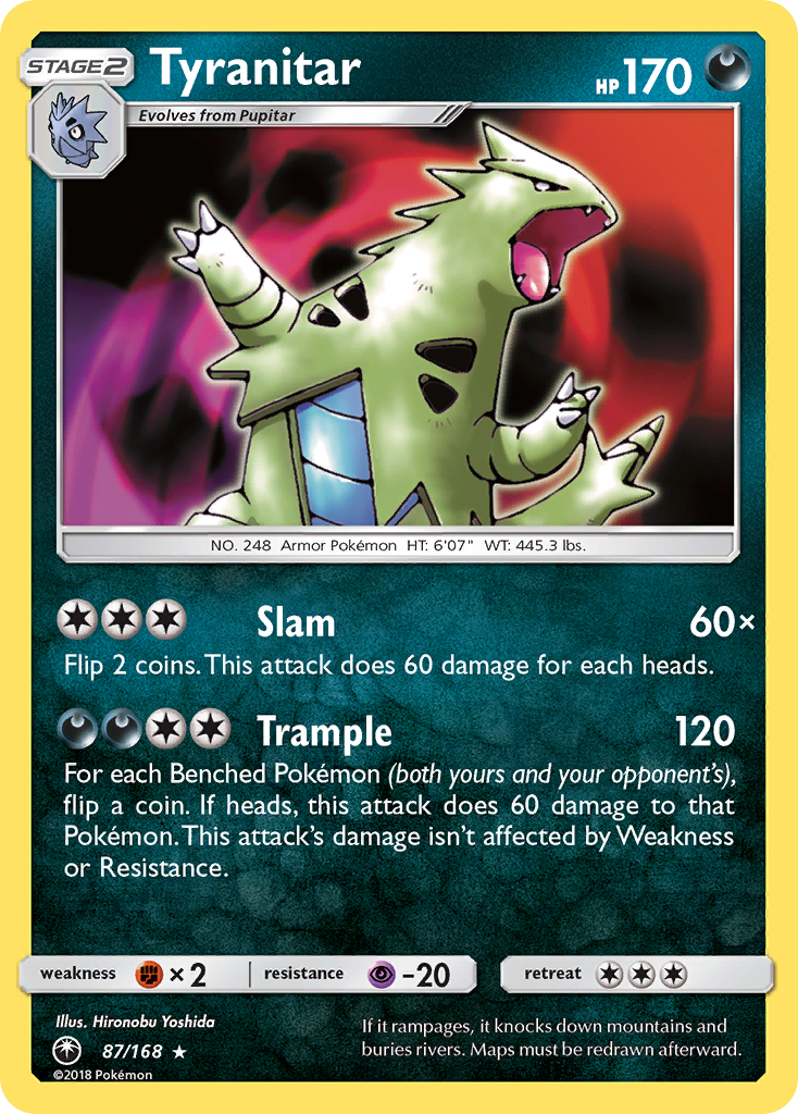 Tyranitar (87/168) [Sun & Moon: Celestial Storm] | Odin's Place