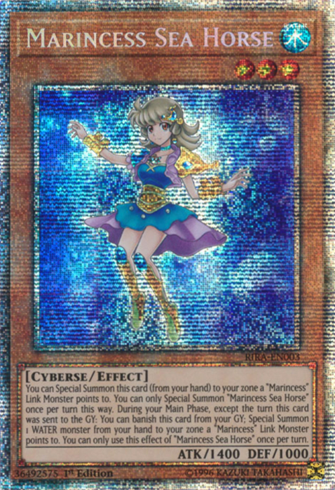 Marincess Sea Horse [RIRA-EN003] Starlight Rare | Odin's Place