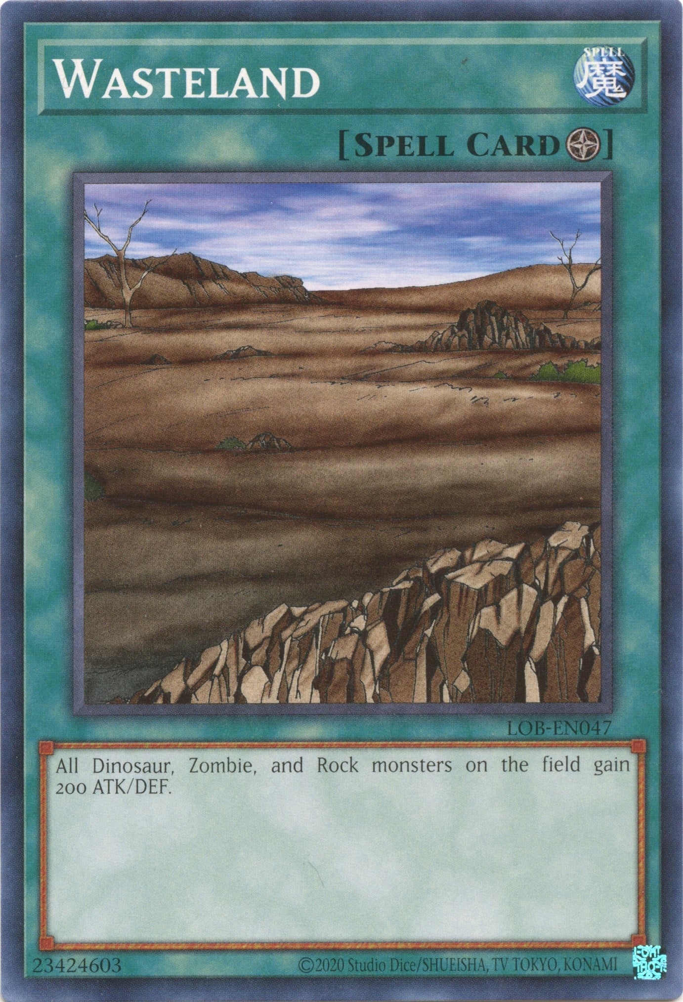 Wasteland (25th Anniversary) [LOB-EN047] Common | Odin's Place