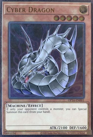 Cyber Dragon [OP16-EN001] Ultimate Rare | Odin's Place