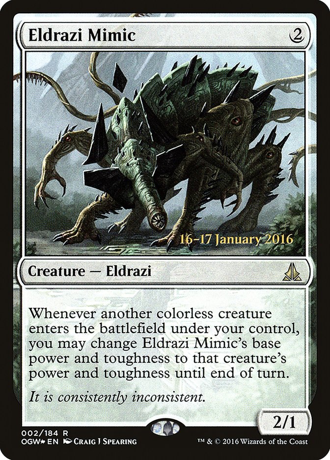 Eldrazi Mimic (2) [Oath of the Gatewatch Prerelease Promos] | Odin's Place