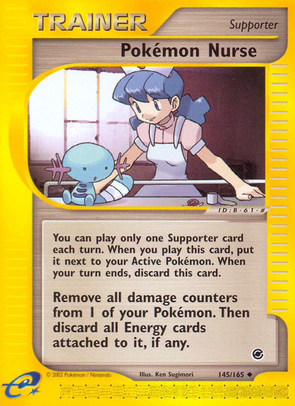 Pokemon Nurse (145/165) [Expedition: Base Set] | Odin's Place