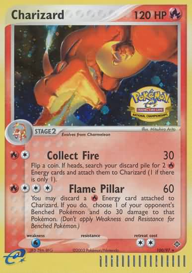 Charizard (100/97) (National Championship 2004) [League & Championship Cards] | Odin's Place