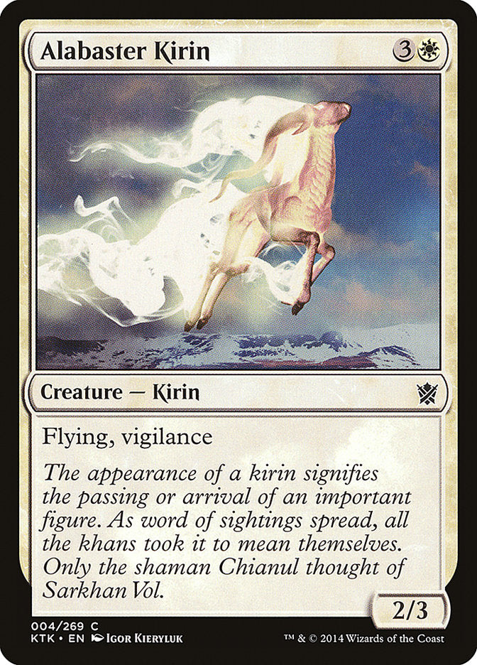 Alabaster Kirin (4) [Khans of Tarkir] | Odin's Place
