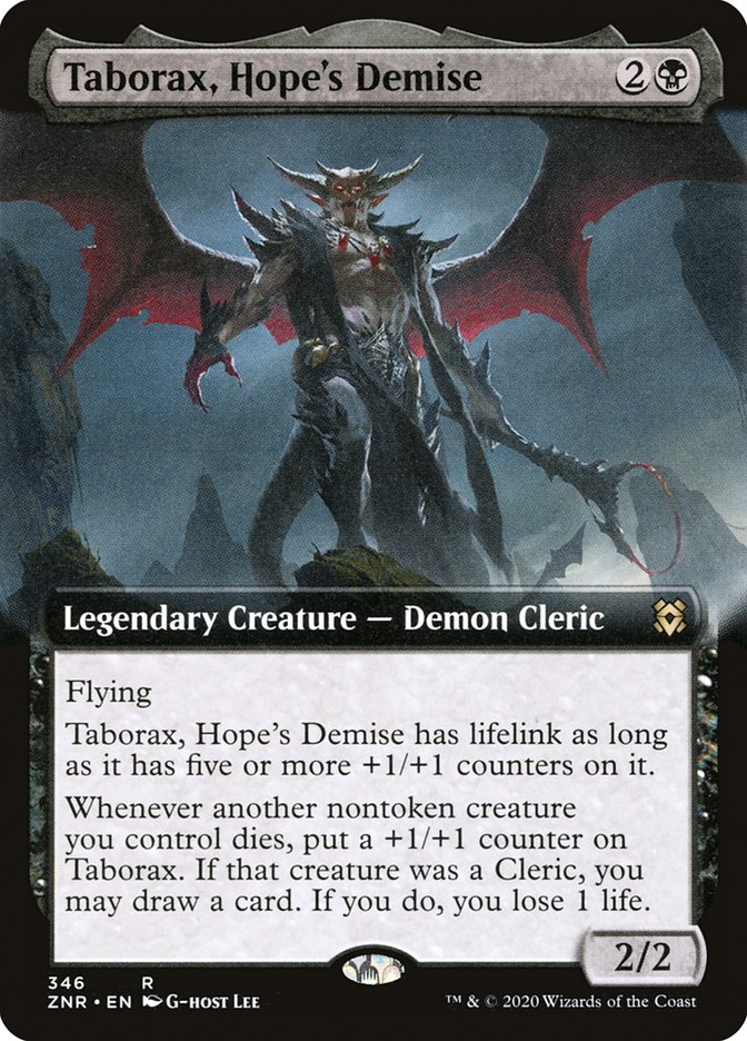 Taborax, Hope's Demise (Extended Art) [Zendikar Rising] | Odin's Place