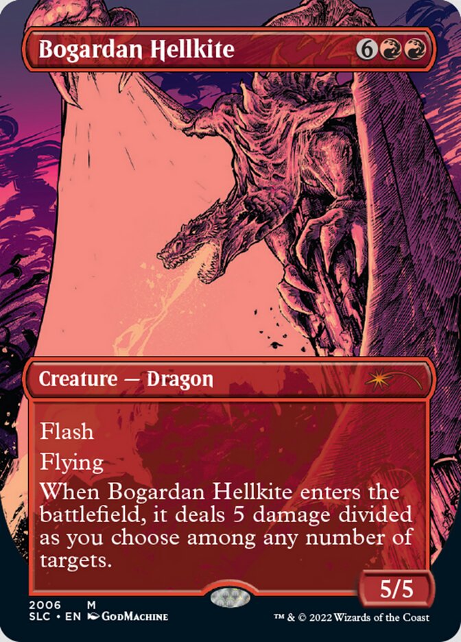 Bogardan Hellkite (Borderless) [Secret Lair 30th Anniversary Countdown Kit] | Odin's Place