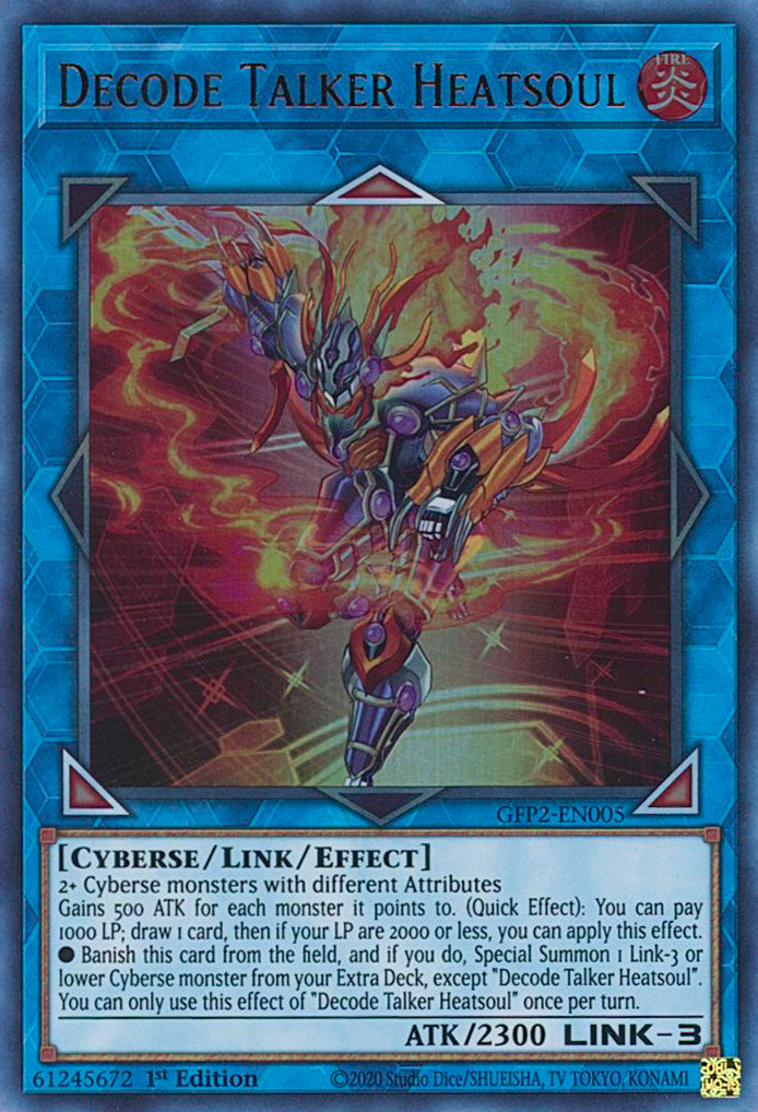 Decode Talker Heatsoul [GFP2-EN005] Ultra Rare | Odin's Place