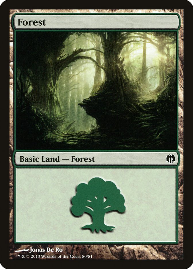 Forest (80) [Duel Decks: Heroes vs. Monsters] | Odin's Place