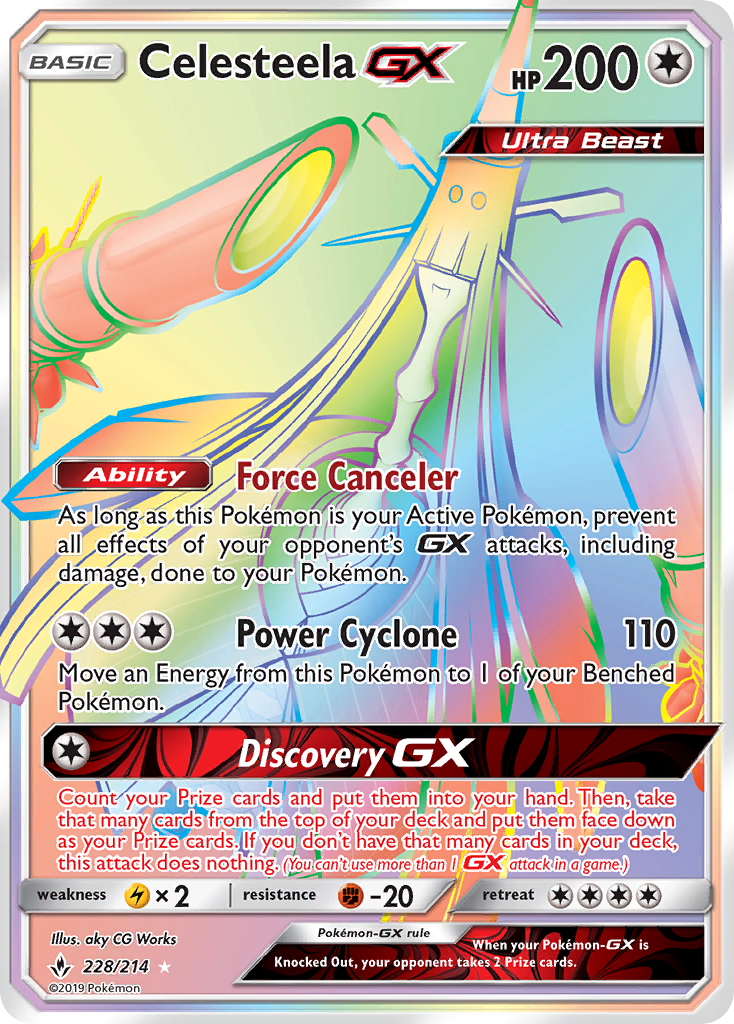 Celesteela GX (228/214) [Sun & Moon: Unbroken Bonds] | Odin's Place