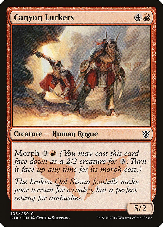 Canyon Lurkers (105) [Khans of Tarkir] | Odin's Place