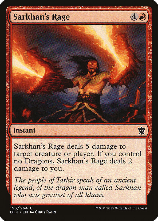 Sarkhan's Rage (153) [Dragons of Tarkir] | Odin's Place