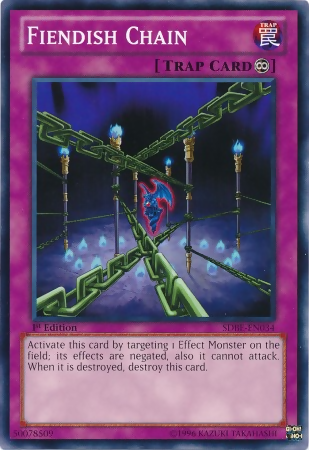 Fiendish Chain [SDBE-EN034] Common | Odin's Place