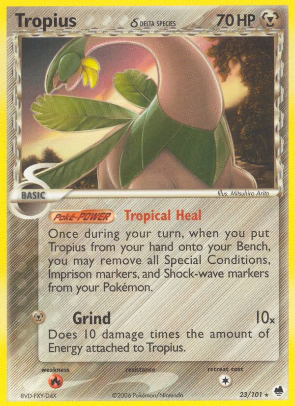 Tropius (23/101) (Delta Species) [EX: Dragon Frontiers] | Odin's Place