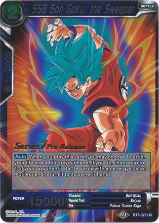 SSB Son Goku, the Sweeper (BT7-027_PR) [Assault of the Saiyans Prerelease Promos] | Odin's Place