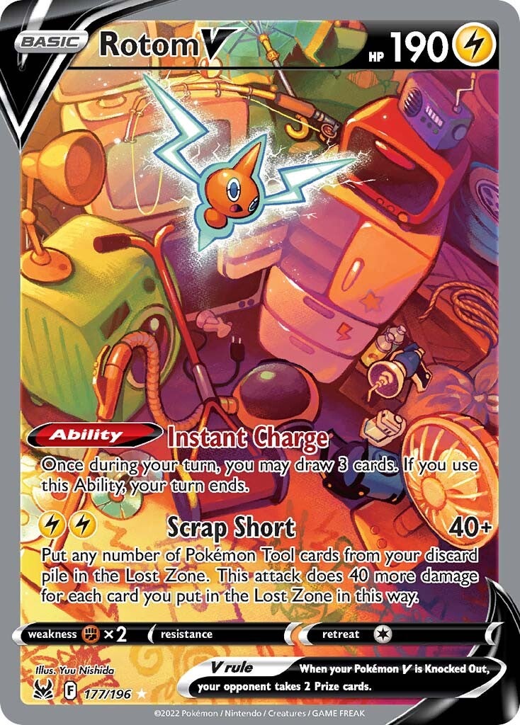 Rotom V (177/196) [Sword & Shield: Lost Origin] | Odin's Place