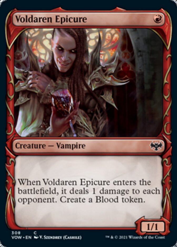 Voldaren Epicure (Showcase Fang Frame) [Innistrad: Crimson Vow] | Odin's Place
