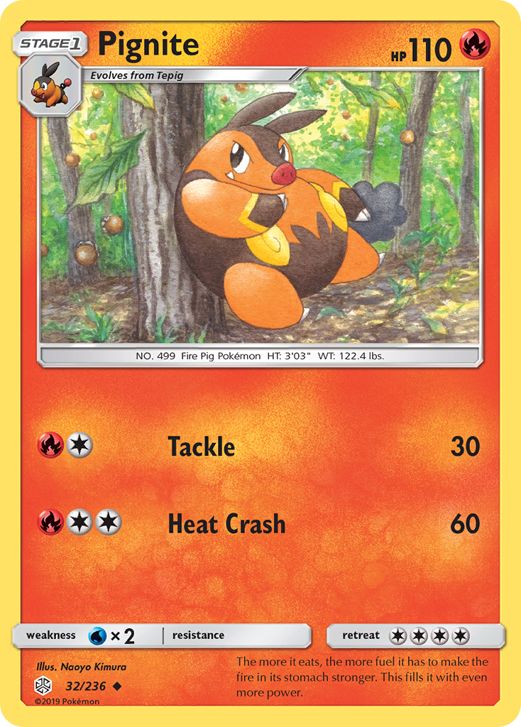 Pignite (32/236) [Sun & Moon: Cosmic Eclipse] | Odin's Place