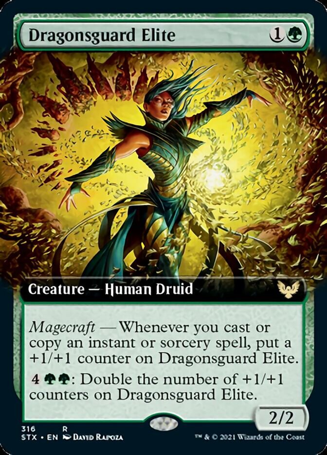 Dragonsguard Elite (Extended Art) [Strixhaven: School of Mages] | Odin's Place