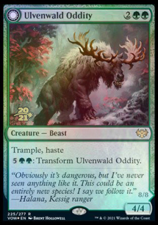 Ulvenwald Oddity // Ulvenwald Behemoth [Innistrad: Crimson Vow Prerelease Promos] | Odin's Place