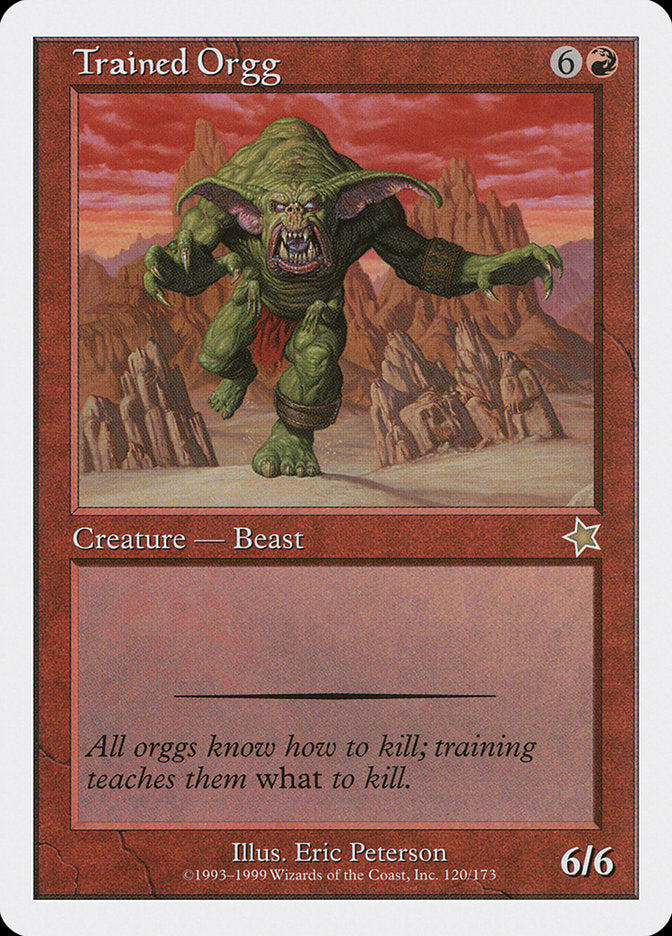 Trained Orgg (120) [Starter 1999] | Odin's Place
