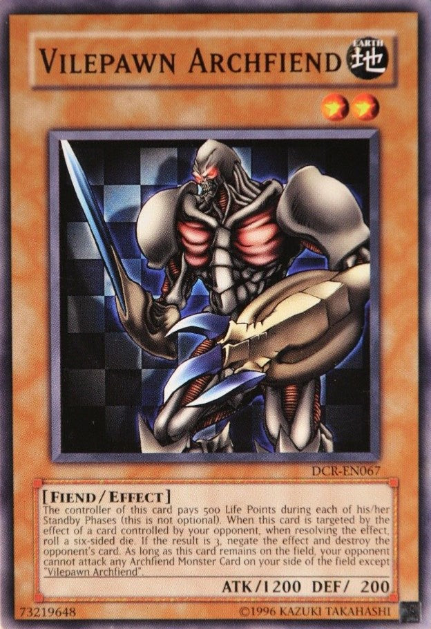 Vilepawn Archfiend [DCR-EN067] Common | Odin's Place
