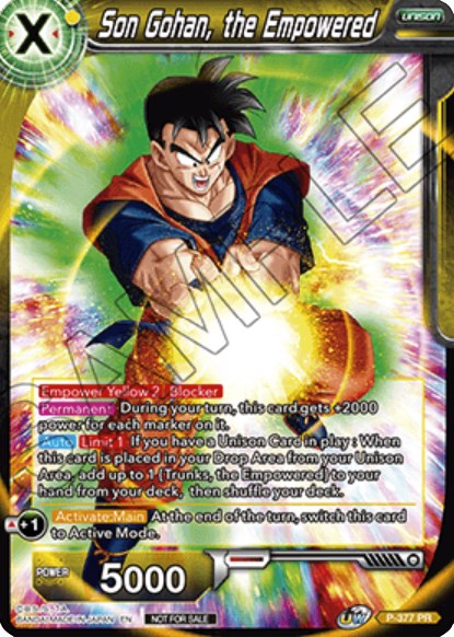 Son Gohan, the Empowered (P-377) [Promotion Cards] | Odin's Place