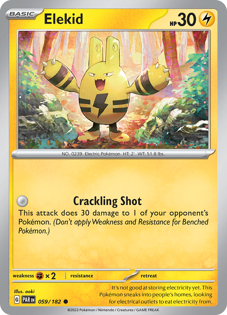 Elekid (059/182) [Scarlet & Violet: Paradox Rift] | Odin's Place