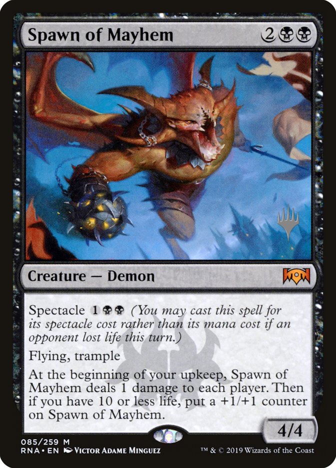 Spawn of Mayhem (Promo Pack) [Ravnica Allegiance Promos] | Odin's Place