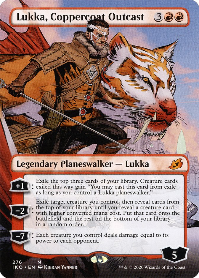 Lukka, Coppercoat Outcast (Borderless) [Ikoria: Lair of Behemoths] | Odin's Place