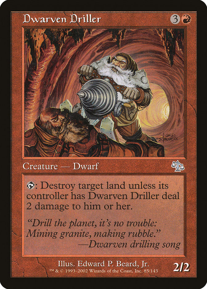 Dwarven Driller (85) [Judgment] | Odin's Place