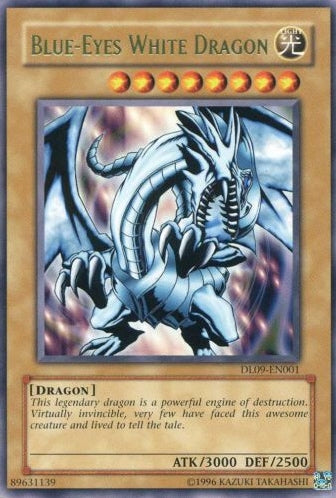 Blue-Eyes White Dragon (Green) [DL09-EN001] Rare | Odin's Place