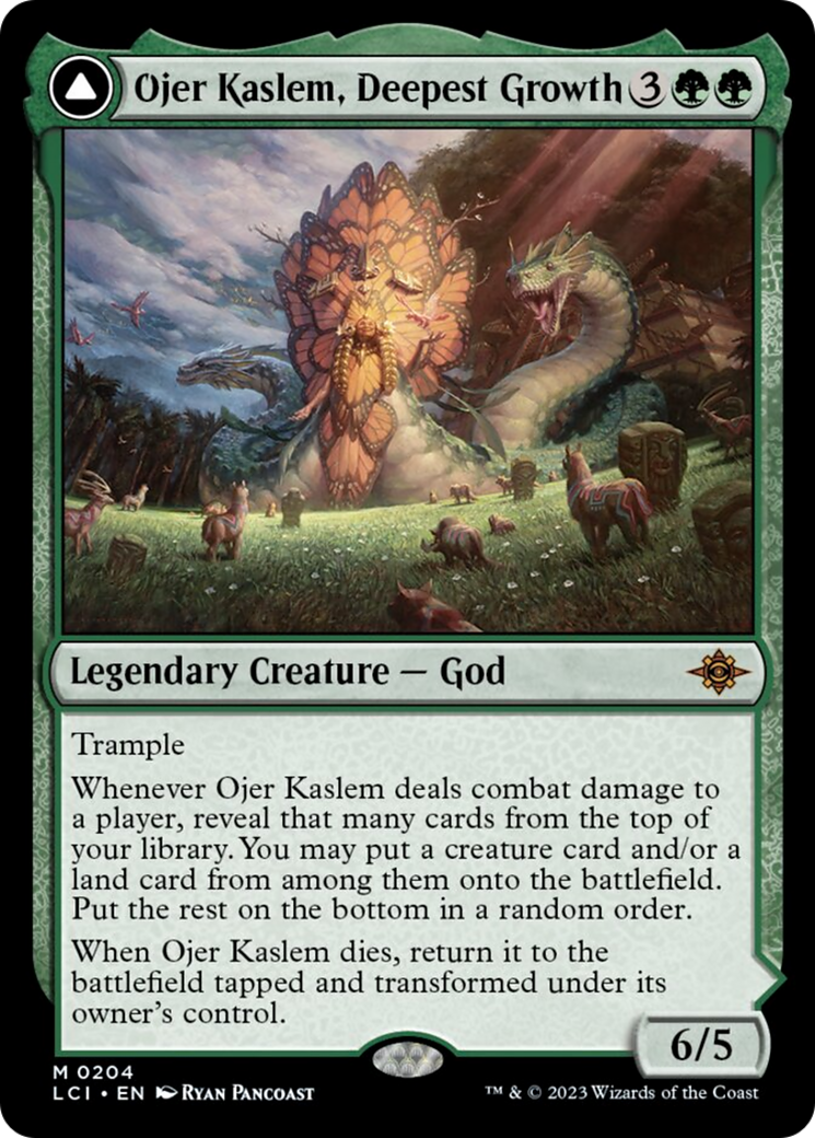 Ojer Kaslem, Deepest Growth // Temple of Cultivation [The Lost Caverns of Ixalan] | Odin's Place