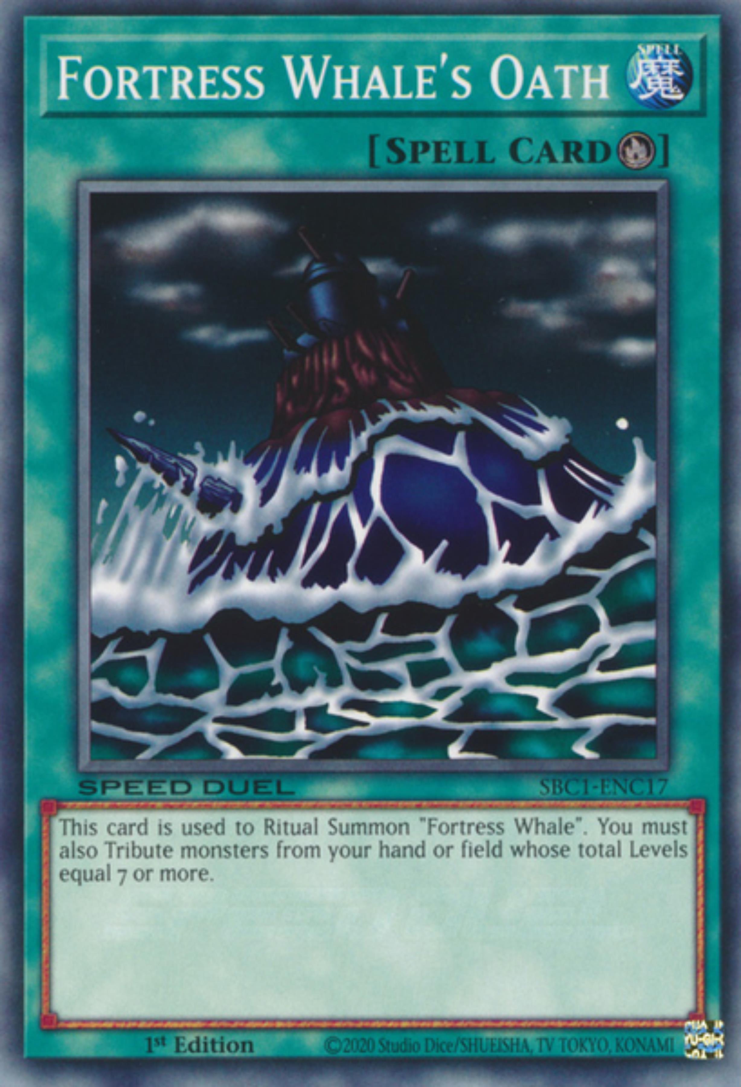 Fortress Whale's Oath [SBC1-ENC17] Common | Odin's Place