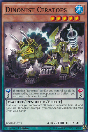 Dinomist Ceratops [BOSH-EN028] Common | Odin's Place