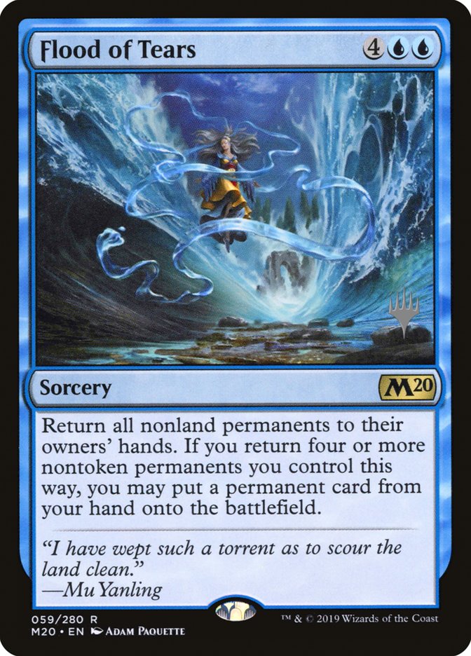 Flood of Tears (Promo Pack) [Core Set 2020 Promos] | Odin's Place