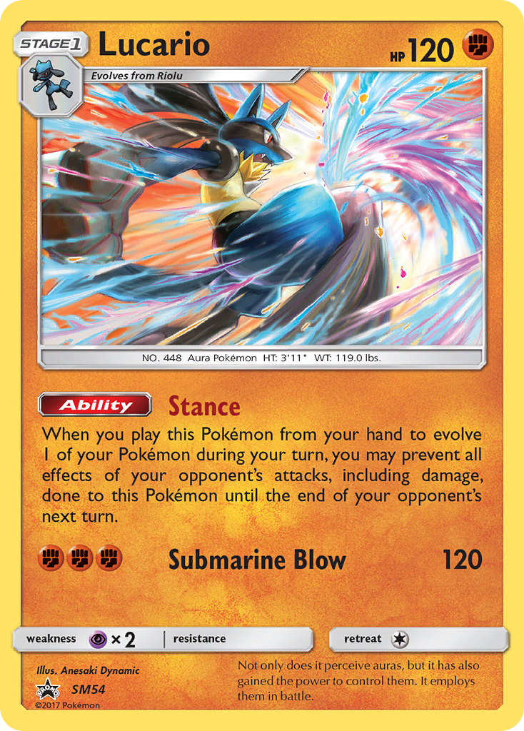 Lucario (SM54) [Sun & Moon: Black Star Promos] | Odin's Place
