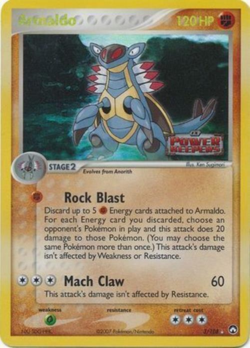 Armaldo (3/108) (Stamped) [EX: Power Keepers] | Odin's Place