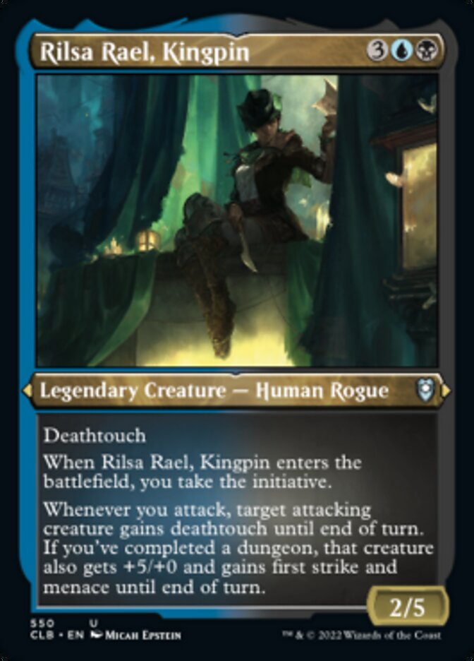 Rilsa Rael, Kingpin (Foil Etched) [Commander Legends: Battle for Baldur's Gate] | Odin's Place